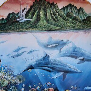 Danbury Mint Collectible Plate: Hawaiian Muses (rare)